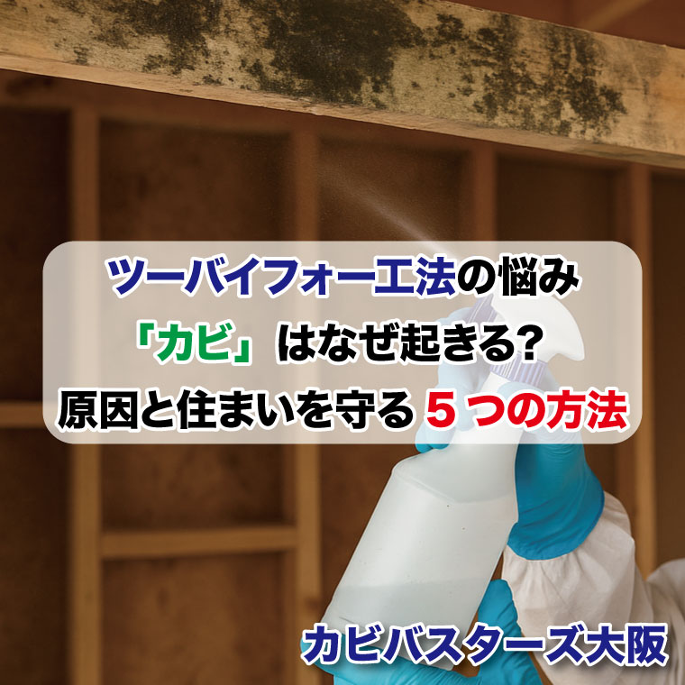 ツーバイフォー（2×4）工法の悩み「カビ」原因と住まいを守る5つの方法