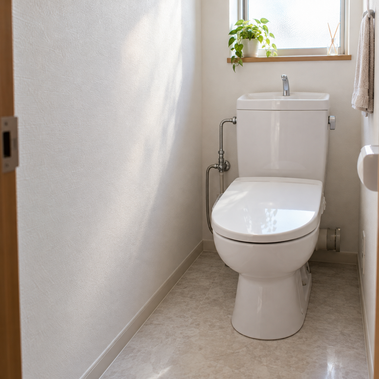大阪のトイレ便器に黒ずみが戻る？タンクを開ける前の点検順