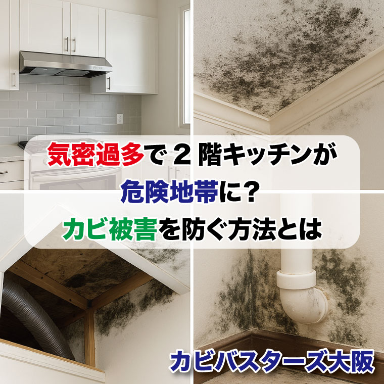 気密過多で2階キッチンが危険地帯に？カビ被害を防ぐ方法とはカビバスターズ大阪